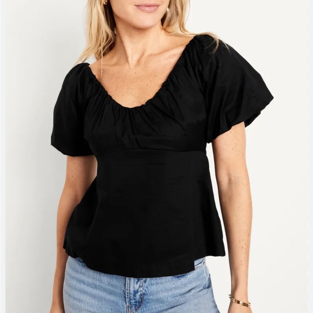 Old navy off shoulder ruffle top